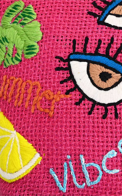 America & Beyond Pink Bliss Fruitful Charm Tote