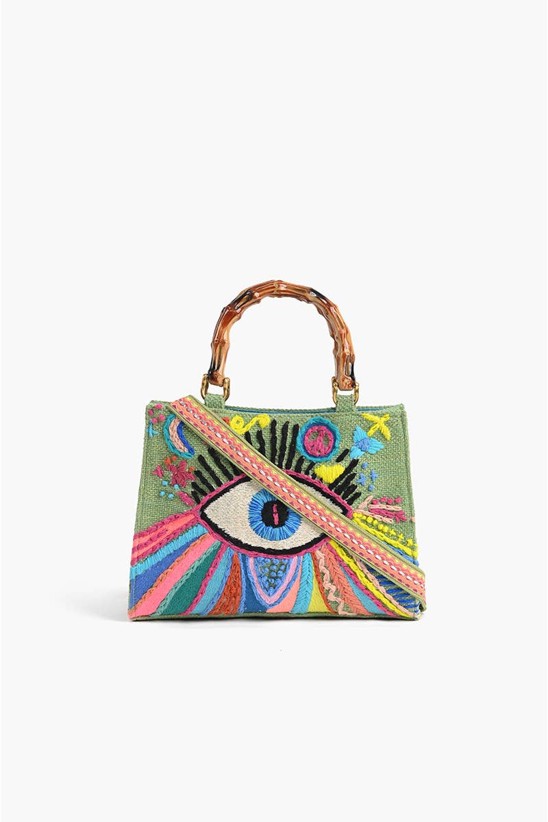 America & Beyond Groovy Evil Eye Handbag
