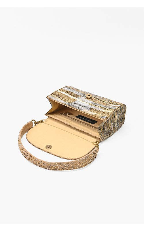America & Beyond Golden Layers Handbag