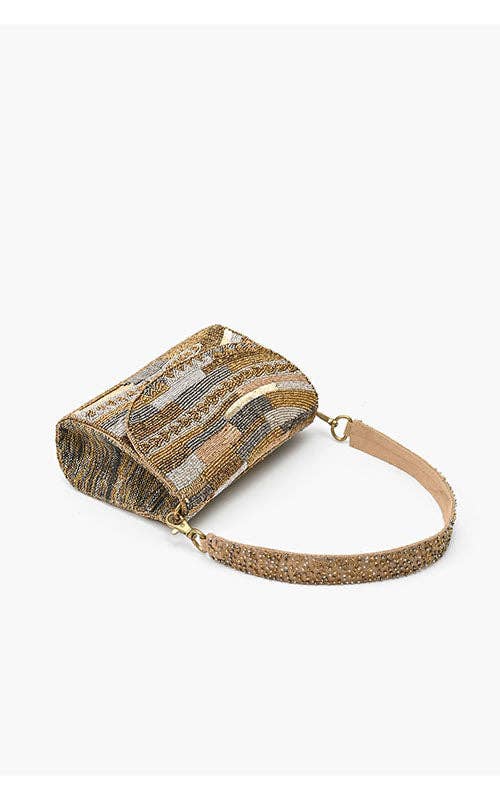 America & Beyond Golden Layers Handbag