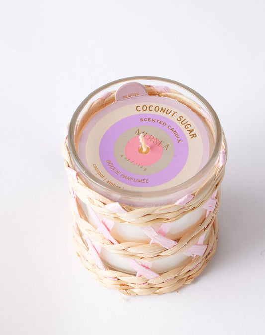 Coconut Sugar Seagrass Candle: Coconut Sugar