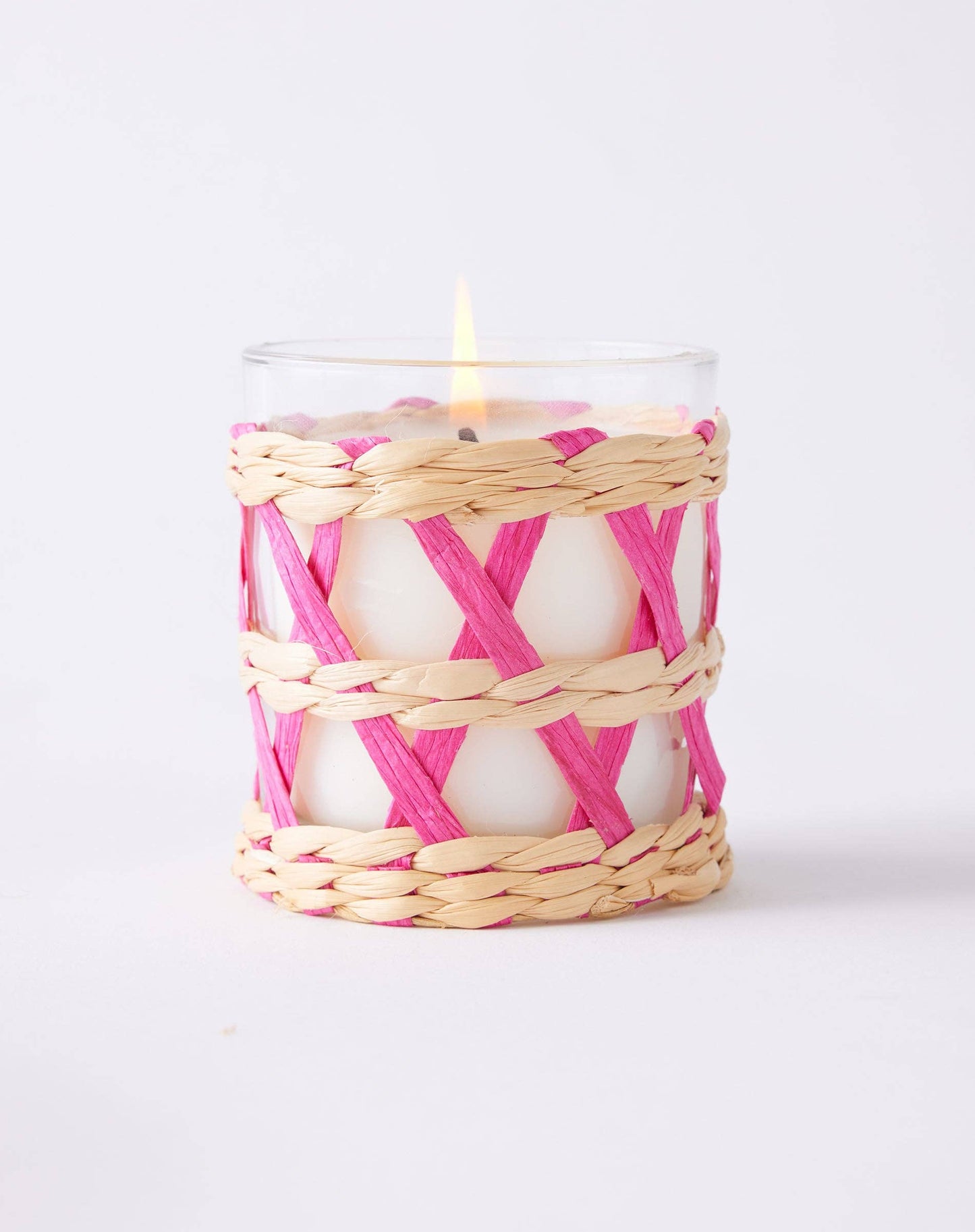 Cabana Flower Seagrass Candle: Cabana Flower