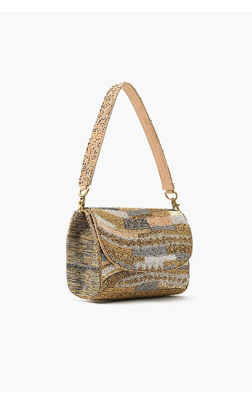 America & Beyond Golden Layers Handbag