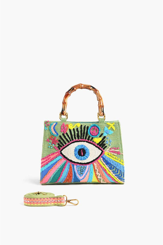 America & Beyond Groovy Evil Eye Handbag