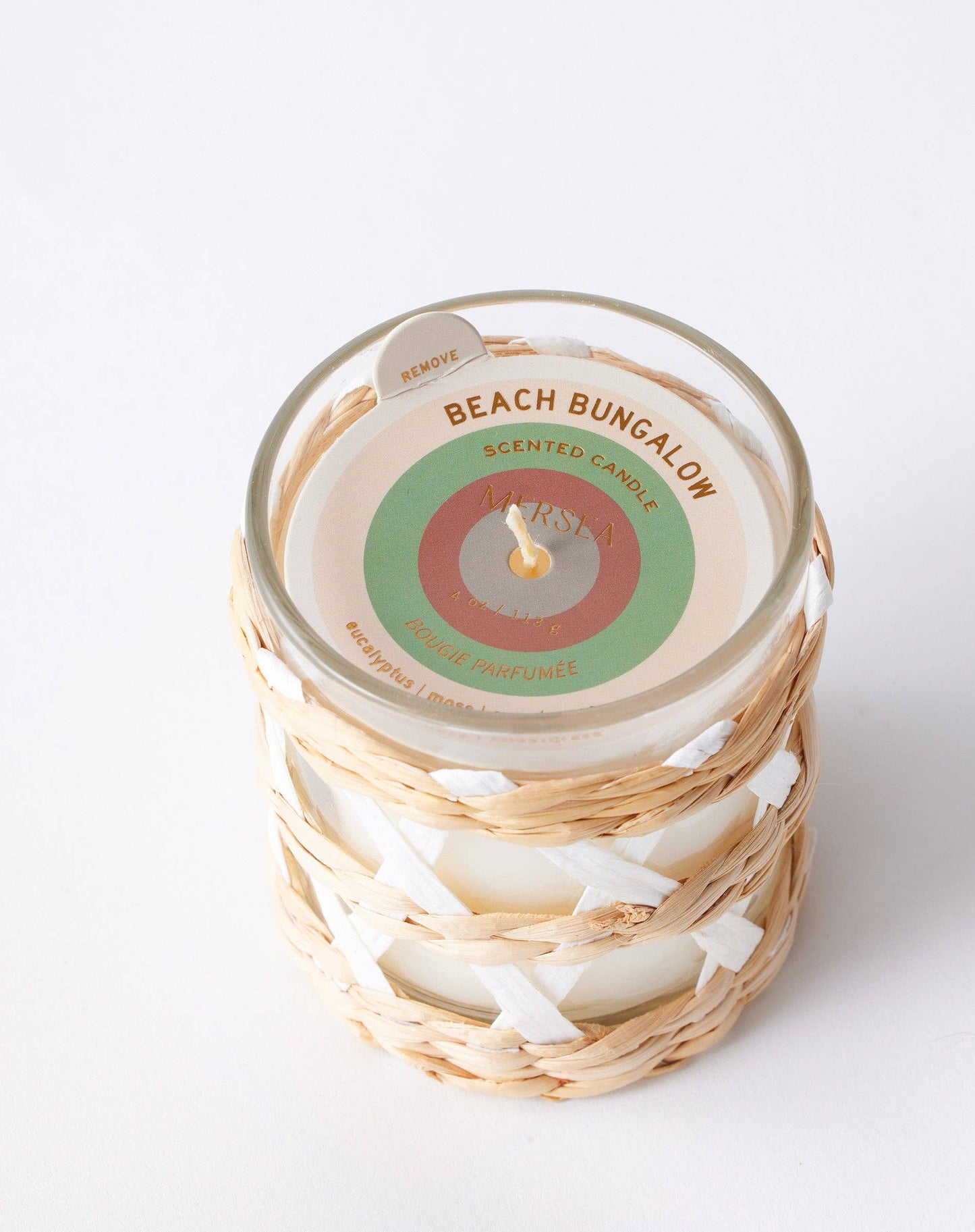 Beach Bungalow Seagrass Candle: Beach Bungalow