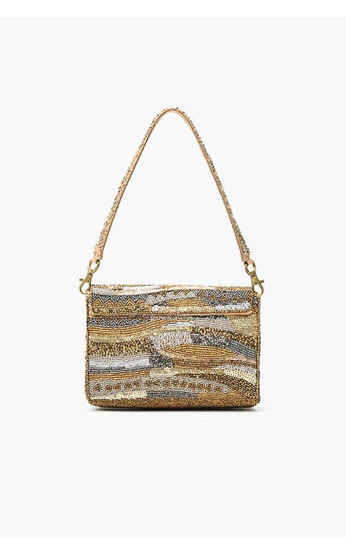 America & Beyond Golden Layers Handbag