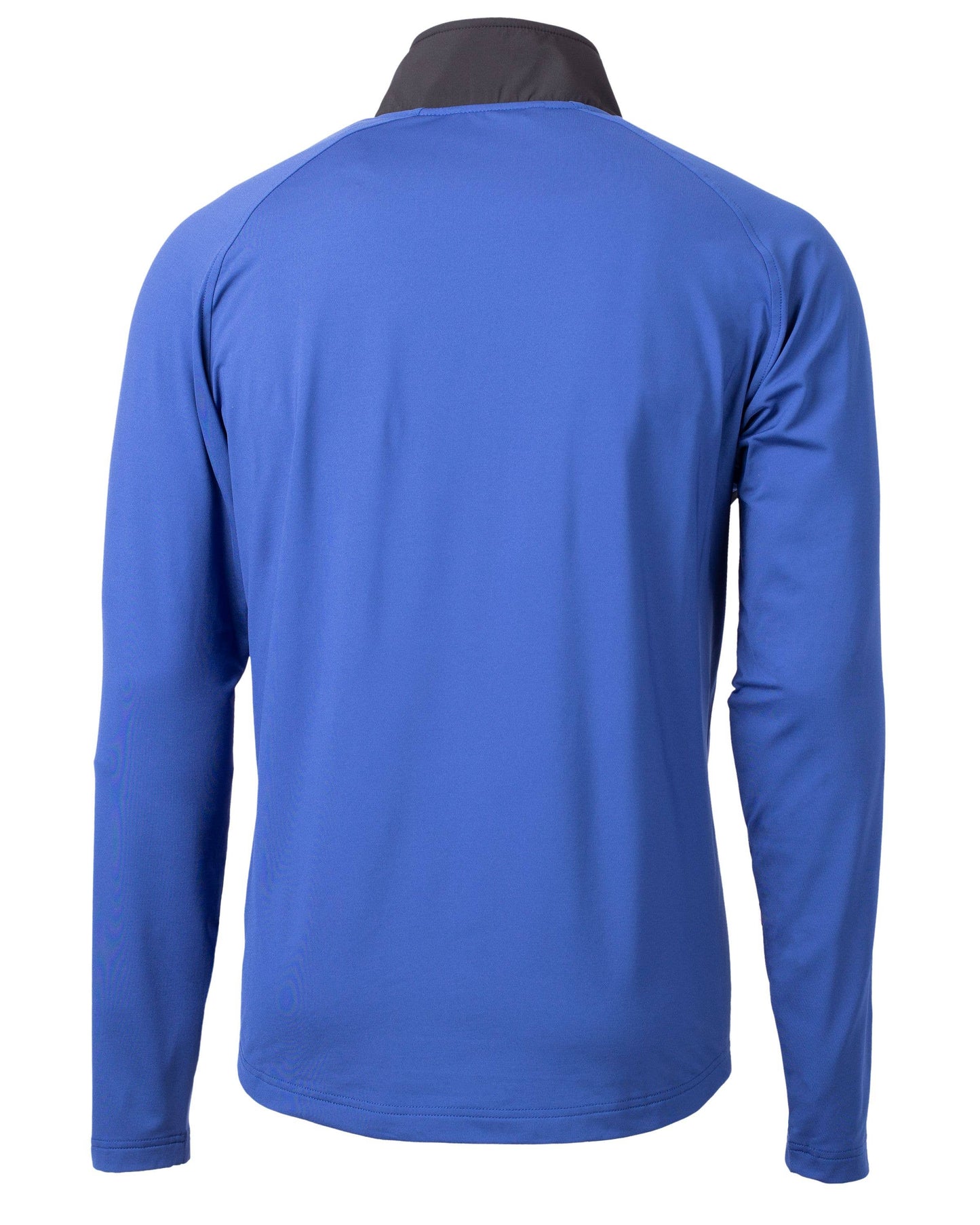 Cutter & Buck Adapt Eco Knit Hybrid Recycled Quarter Zip: Navy Blue / M