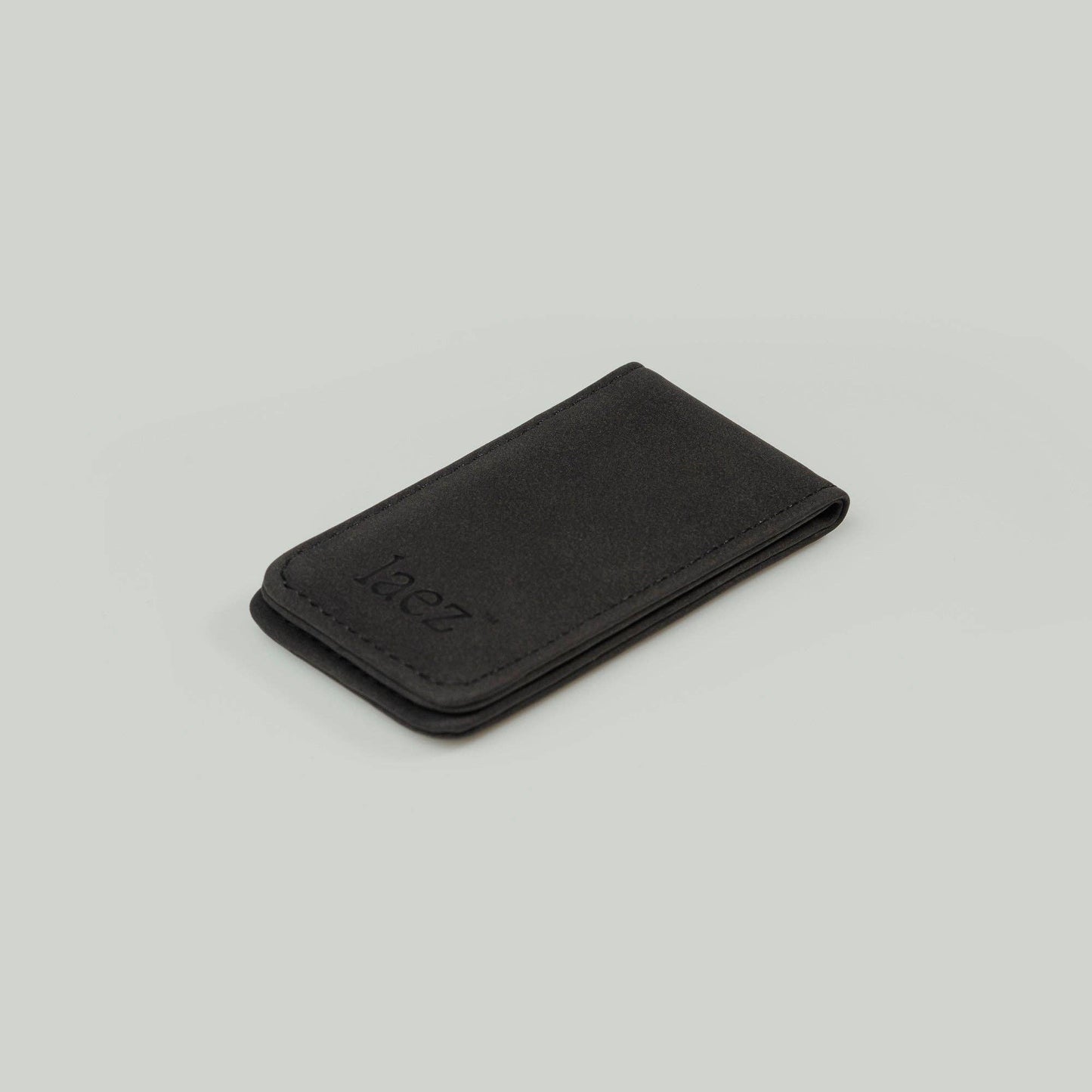 Black Magnetic Leather Money Clip