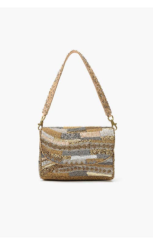 America & Beyond Golden Layers Handbag